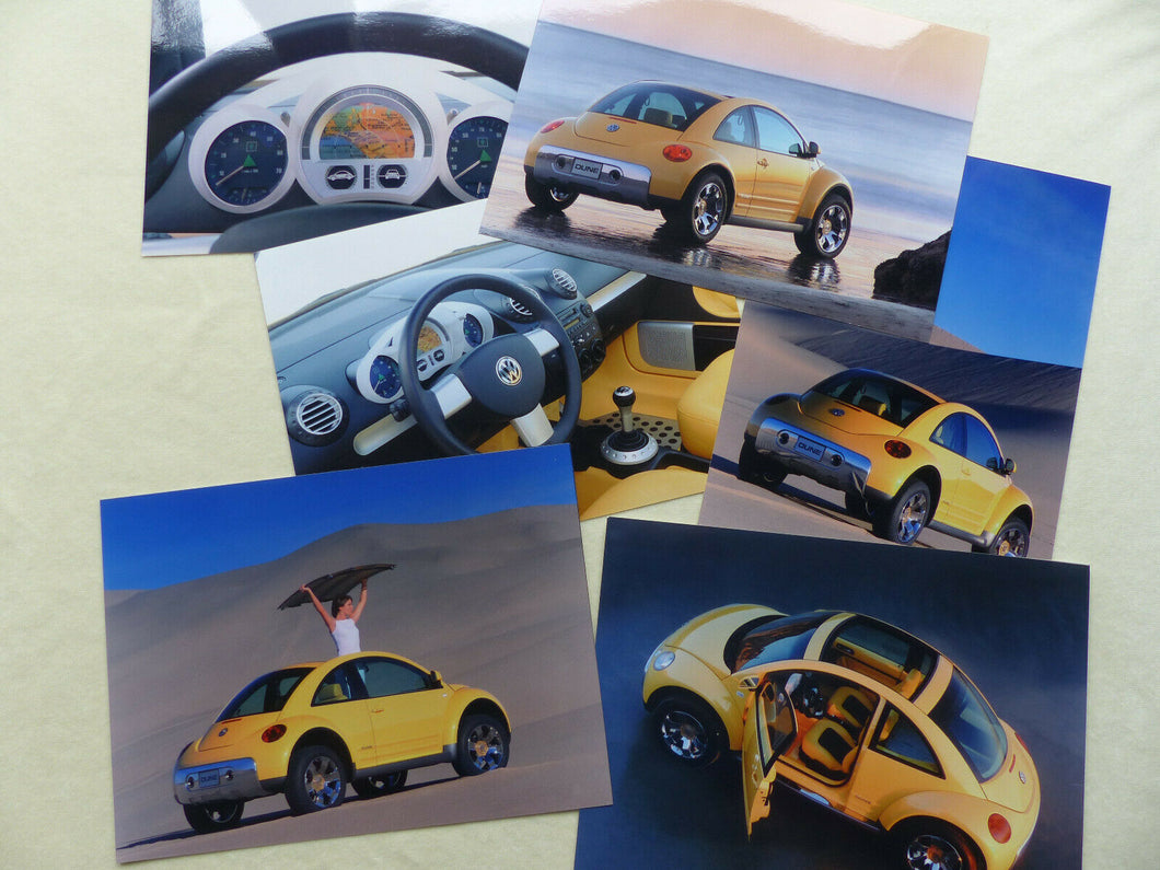 V050) VW Dune Beetle Studie Konzept - 6x Pressefotos press photos 2000