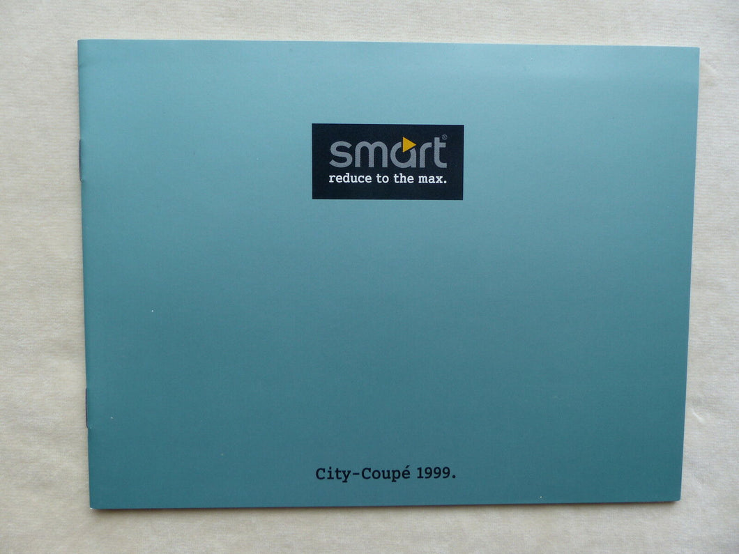 Smart fortwo City-Coupe 1999 - Prospekt Brochure 04.1999 - car-brochure