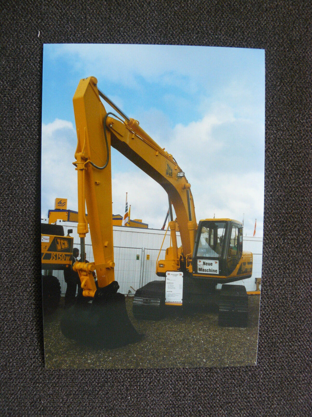 JCB 17-Tonnen-Raupenbagger JS160 - Pressefoto Werk-Foto press photo 1996 (J0005