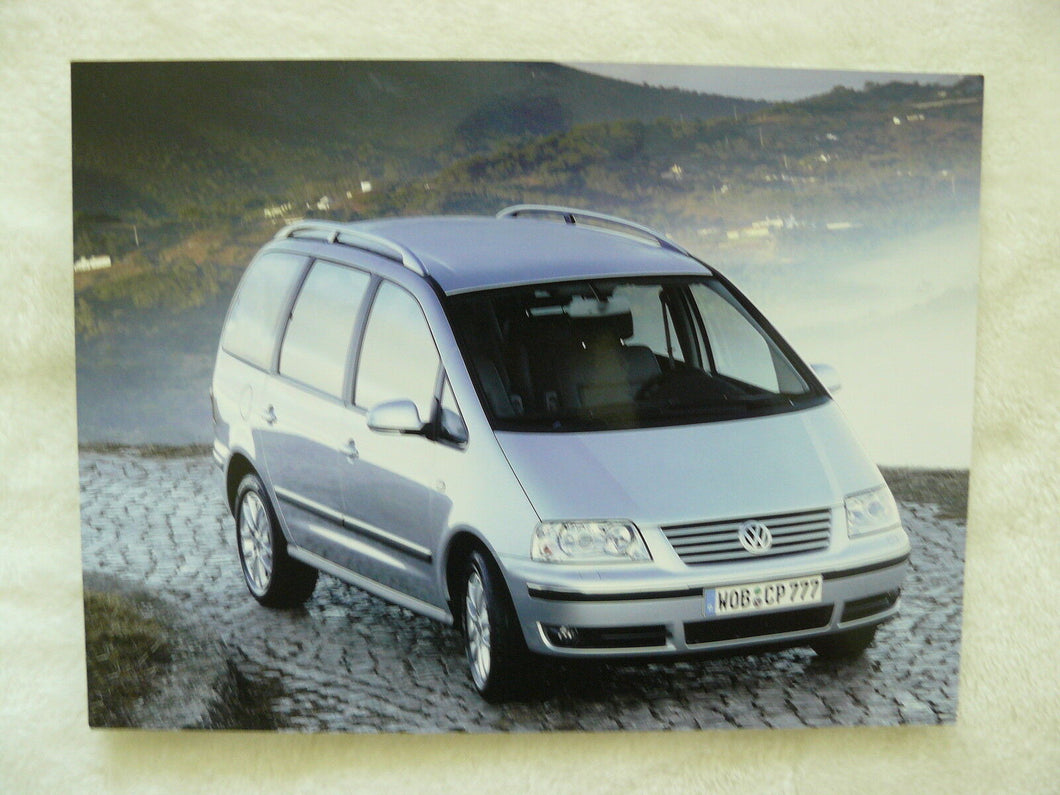 VW Sharan MJ 2004 - Original Pressefoto Werk-Foto 09.2003