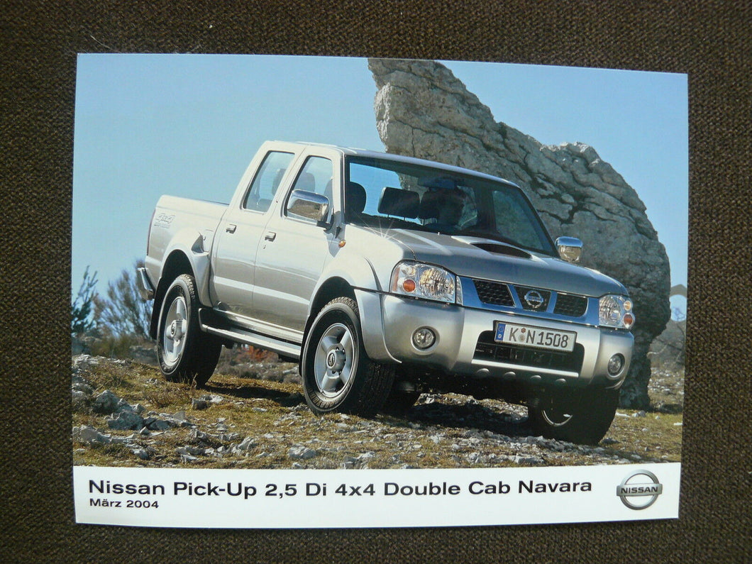 Nissan Pick-Up Navara - Original Pressefoto press photo 03.2004