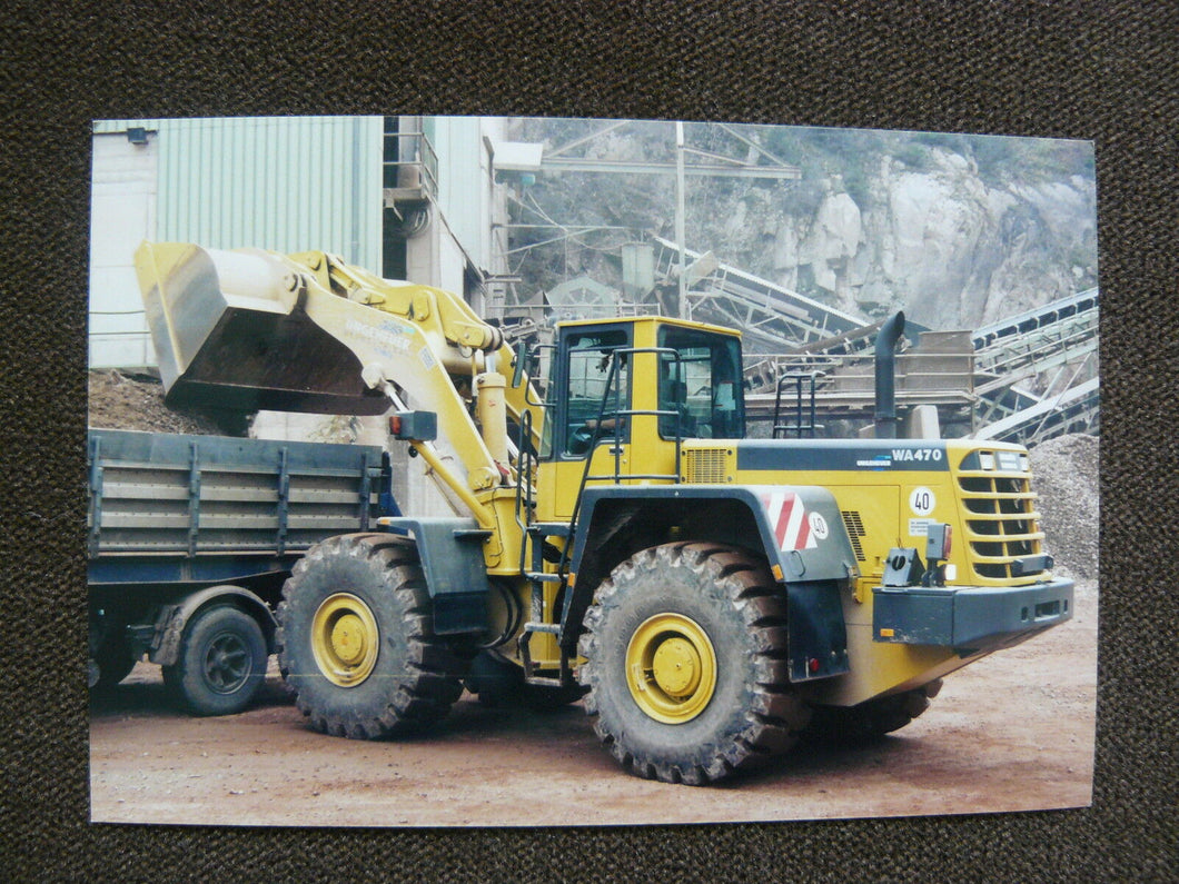 UNGEHEUER Radlader WA 470 - Pressefoto Werk-Foto press photo (U0001