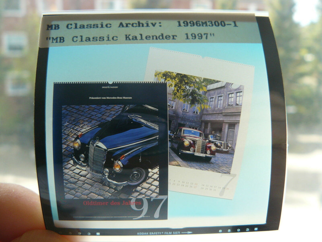 Mercedes-Benz Classic Kalender - Pressefoto press photo Dia 1997