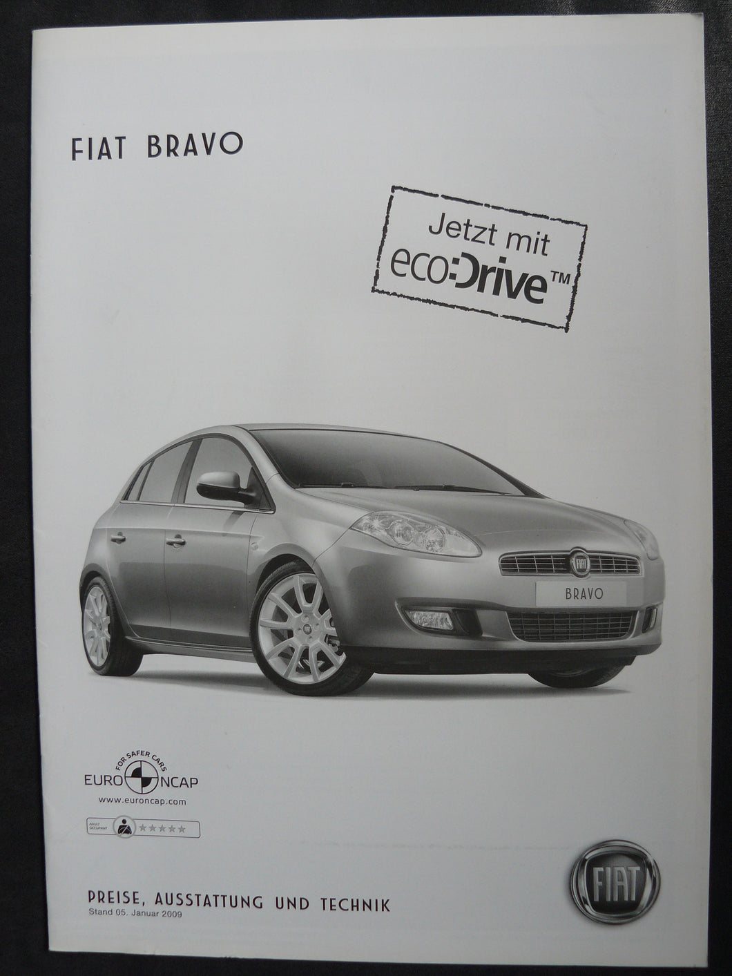 Fiat Bravo - Preise & Ausstattungen - Prospekt Brochure 01.2009