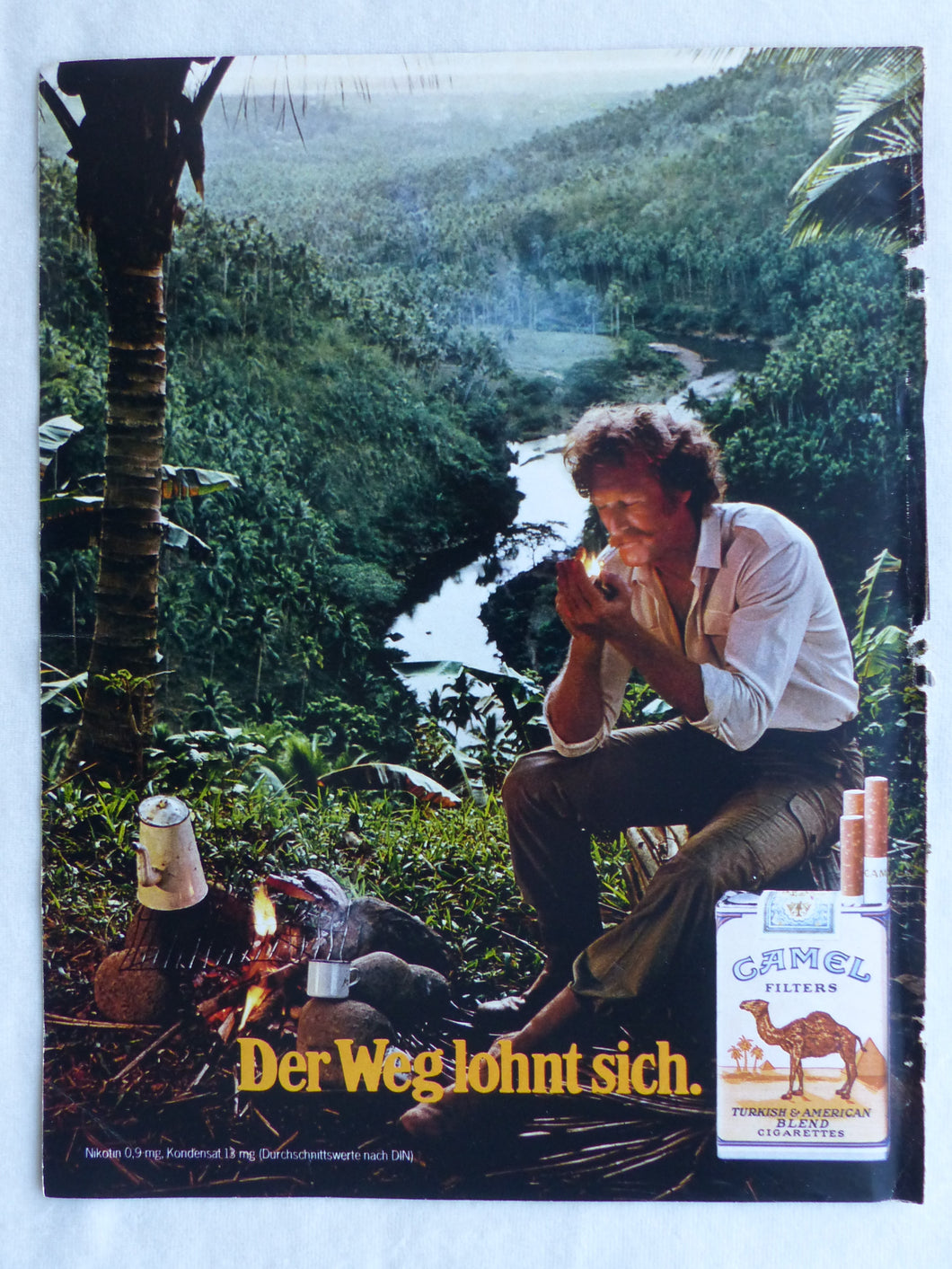 Camel Filters Zigaretten - Werbeanzeige Reklame Advertisement 1980