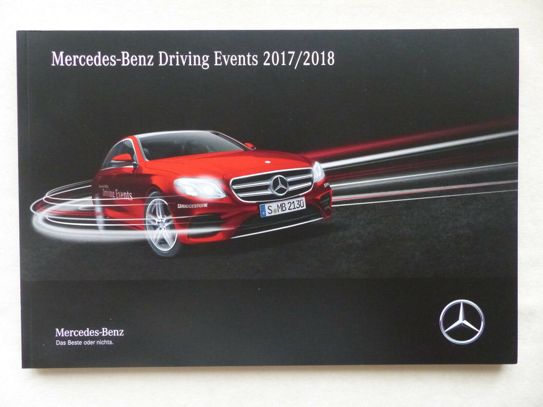 Mercedes-Benz Driving Events 2017/2018 AMG G-Klasse - Prospekt Brochure 10.2016 - car-brochure