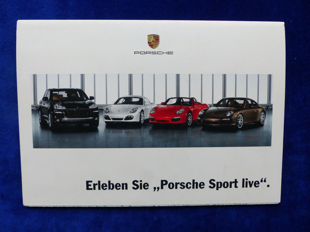 Porsche Zentrum Hamburg - Angebote 911 Cayenne GTS - Prospekt Brochure 03.2009 - car-brochure
