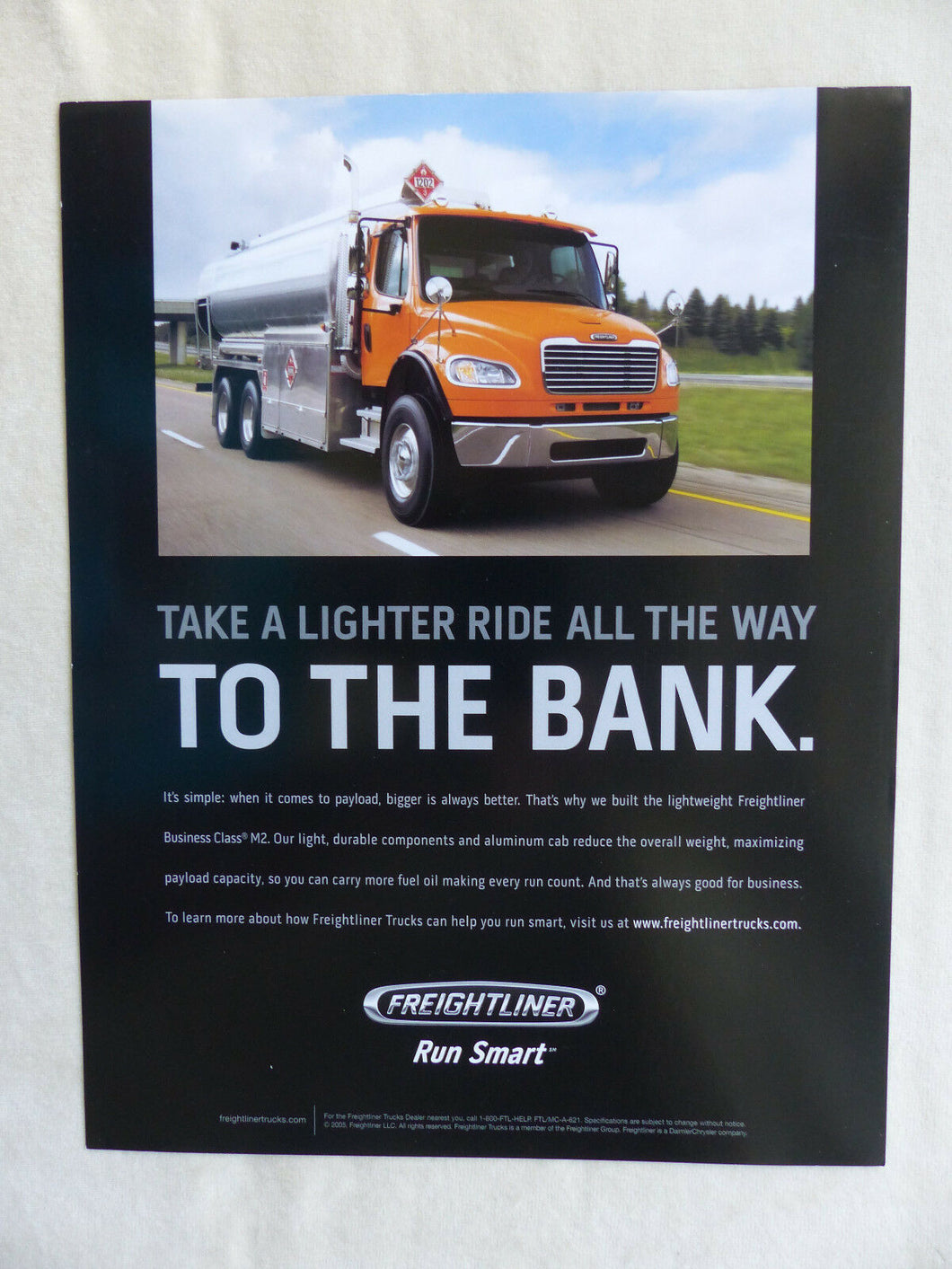 Freightliner Truck Business Class M2 - US-Prospekt Brochure 2005 USA