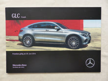 Lade das Bild in den Galerie-Viewer, Mercedes-Benz GLC Coupe - Preisliste MJ 2017 - Prospekt Brochure 06.2016
