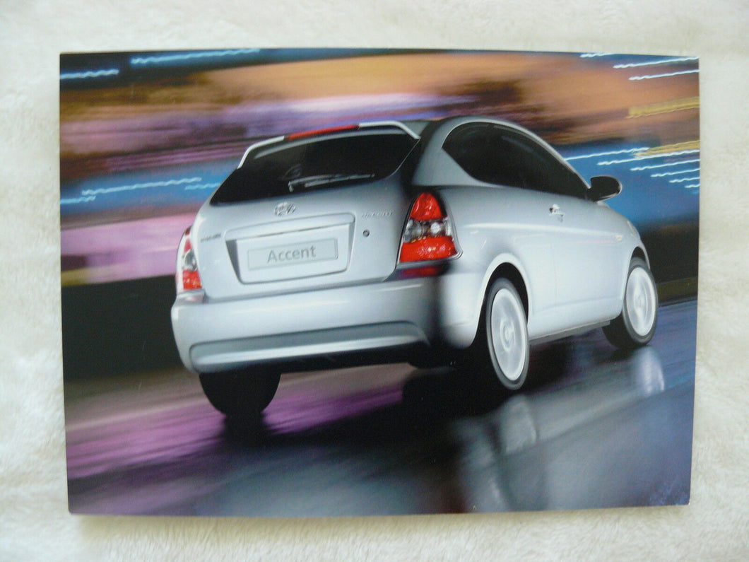 H008) Hyundai Accent Typ MC - Pressefoto Werk-Foto press photo 2006