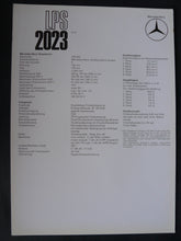 Lade das Bild in den Galerie-Viewer, Mercedes-Benz Nutzfahrzeuge LPS 2023 Motor OM 355 Daten - Prospekt Prospekt 1967
