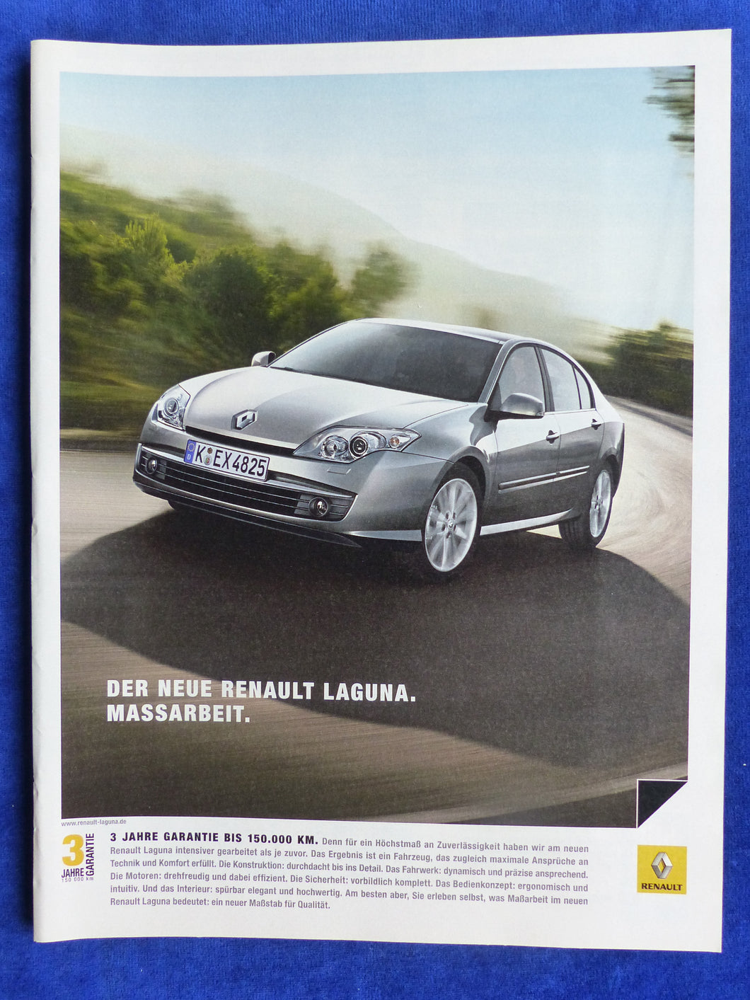 Renault Laguna - Werbeanzeige Reklame Advertisement 2007