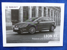 Lade das Bild in den Galerie-Viewer, Seat Leon ST FR Cupra 300 - Preisliste MJ 2018 - Prospekt Brochure 04.2017
