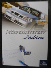 Lade das Bild in den Galerie-Viewer, Daewoo Nubira Limousine - Pressestimmen - Prospekt Brochure 2003
