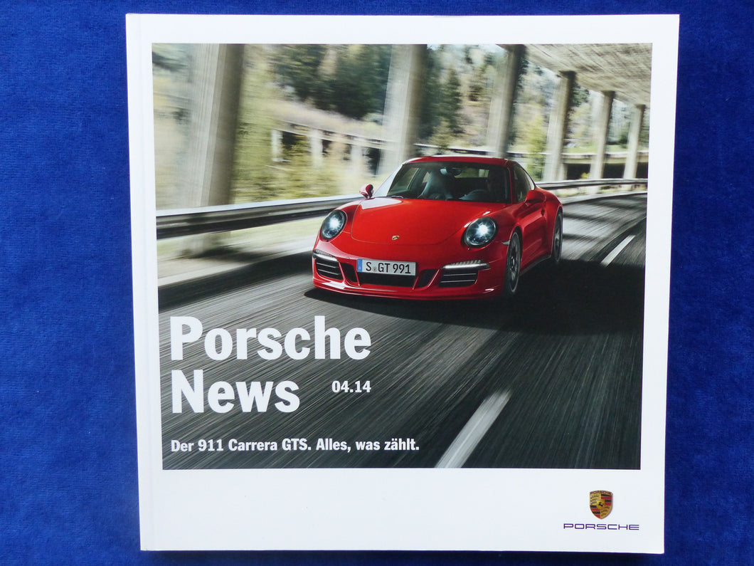 Porsche News 04.2014 - 911 Carrera GTS Cayenne Macan Panamera Steve McQueen