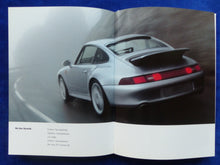 Lade das Bild in den Galerie-Viewer, Porsche 911 Carrera Turbo Typ 993 MJ 1996 - Hardcover Prospekt Brochure 08.1995
