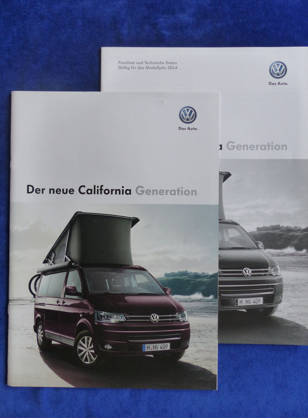 VW Bus T5 California Generation MJ 2014 - Prospekt Brochure + Preisliste 01.2014 - car-brochure