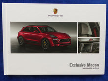 Lade das Bild in den Galerie-Viewer, Porsche Exclusive Macan S Turbo MJ 2015 - Hardcover Prospekt Brochure 11.2014
