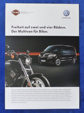 Lade das Bild in den Galerie-Viewer, VW Bus Multivan Easy-in Sondermodell Harley Davidson - Prospekt Brochure 05.2006
