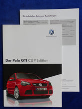 Lade das Bild in den Galerie-Viewer, VW Polo GTI Cup Edition MJ 2007 - Prospekt Brochure + Preisliste 06.2006

