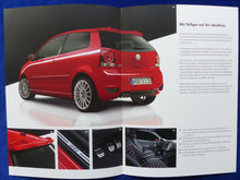 Lade das Bild in den Galerie-Viewer, VW Polo GTI Cup Edition MJ 2007 - Prospekt Brochure + Preisliste 06.2006
