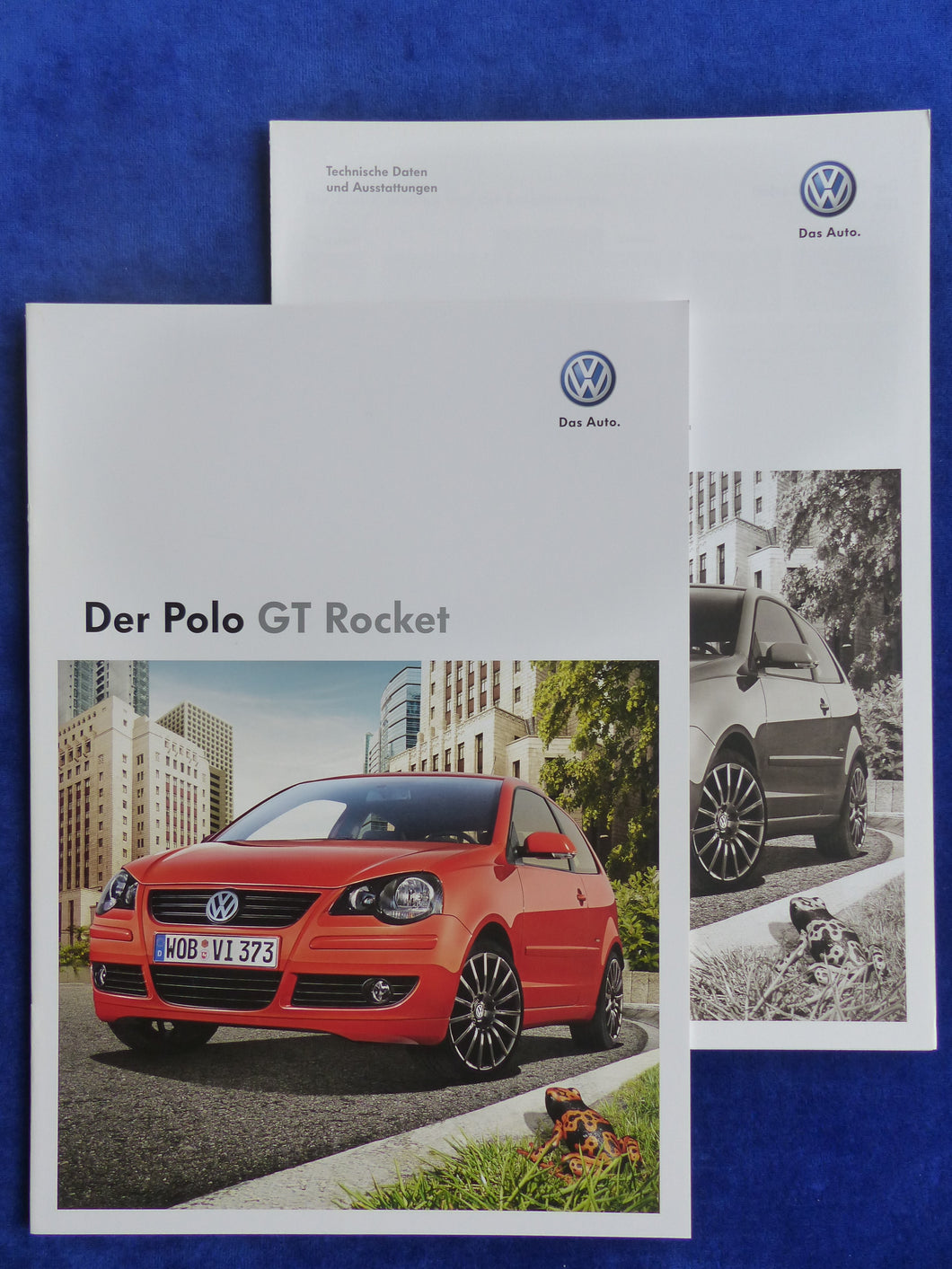 VW Polo GT Rocket MJ 2009 - Prospekt Brochure + Daten & Ausstattungen 06.2008