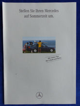 Lade das Bild in den Galerie-Viewer, Mercedes-Benz Sommerzeit - Zubehör &amp; Accessoires - Prospekt Brochure 04.1995
