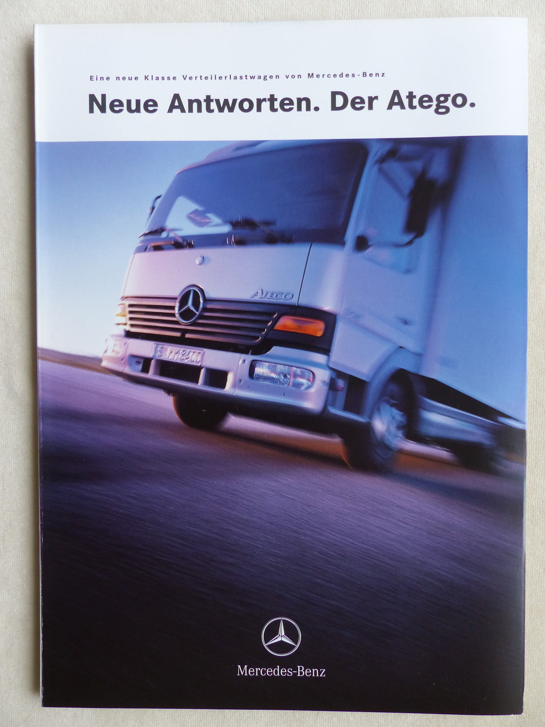 Mercedes-Benz Atego Verteilerlastwagen LKW - Prospekt Brochure 01.2000