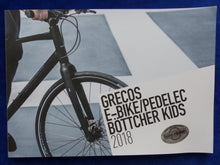 Lade das Bild in den Galerie-Viewer, Grecos Programm 2018 E-Bike Pedelec Fahrräder Trekking Kids - Prospekt Brochure

