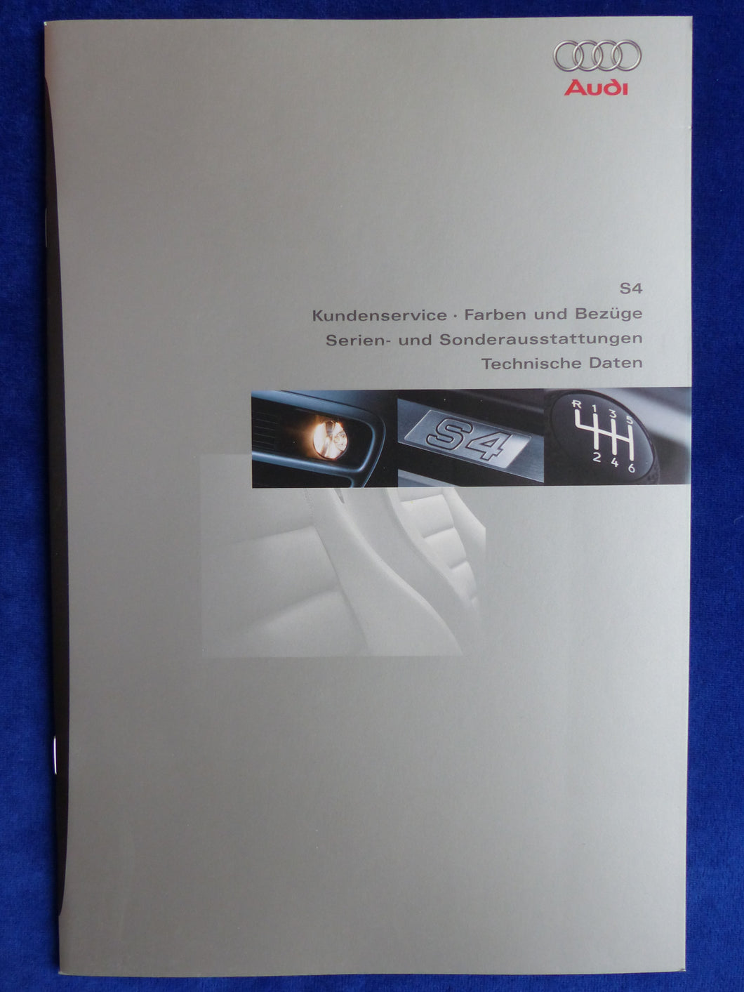 Audi S4 - Farben Ausstattungen Daten MJ 1998 - Prospekt Brochure 09.1997