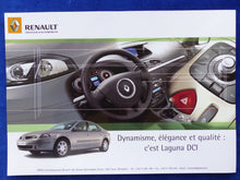 Lade das Bild in den Galerie-Viewer, Renault Laguna 1.9 DCI - Prospekt Brochure 2001 Tunesien französisch
