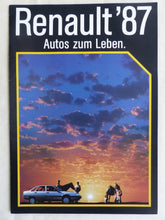 Lade das Bild in den Galerie-Viewer, Renault Programm '87 - 5 21 25 Espace Alpine V6 Turbo - Prospekt Brochure 1987
