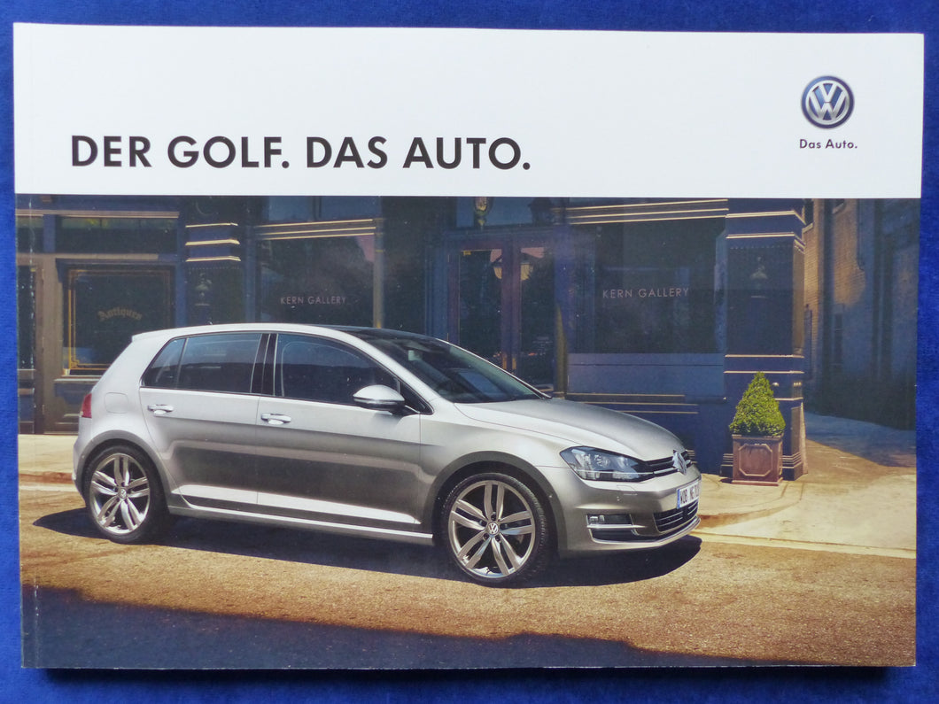 VW Golf TSI TDI BlueMotion R-Line MJ 2014 - Prospekt Brochure 05.2013