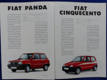 Lade das Bild in den Galerie-Viewer, Fiat Programm 1994 - Panda Uno Tipo Tempra Croma - Prospekt Brochure 07.1993
