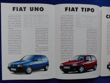 Lade das Bild in den Galerie-Viewer, Fiat Programm 1994 - Panda Uno Tipo Tempra Croma - Prospekt Brochure 07.1993
