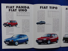 Lade das Bild in den Galerie-Viewer, Fiat Programm 1993/94 - Panda Uno Tipo Tempra Croma - Prospekt Brochure 1993
