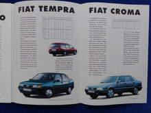 Lade das Bild in den Galerie-Viewer, Fiat Programm 1993/94 - Panda Uno Tipo Tempra Croma - Prospekt Brochure 1993

