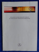 Lade das Bild in den Galerie-Viewer, Mercedes-Benz Programm 1998 - A C E-Klasse SL CLK G - Prospekt Brochure 08.1997
