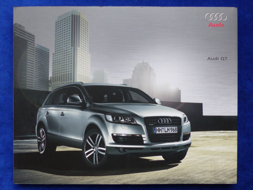 Audi Q7 FSI TDI quattro MJ 2006 - Prospekt Brochure 01.2006