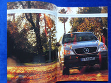 Lade das Bild in den Galerie-Viewer, Mercedes-Benz M-Klasse ML 320 W163 MJ 1998 - Prospekt Brochure 11.1997
