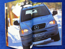 Lade das Bild in den Galerie-Viewer, Mercedes-Benz M-Klasse ML 320 W163 MJ 1998 - Prospekt Brochure 11.1997
