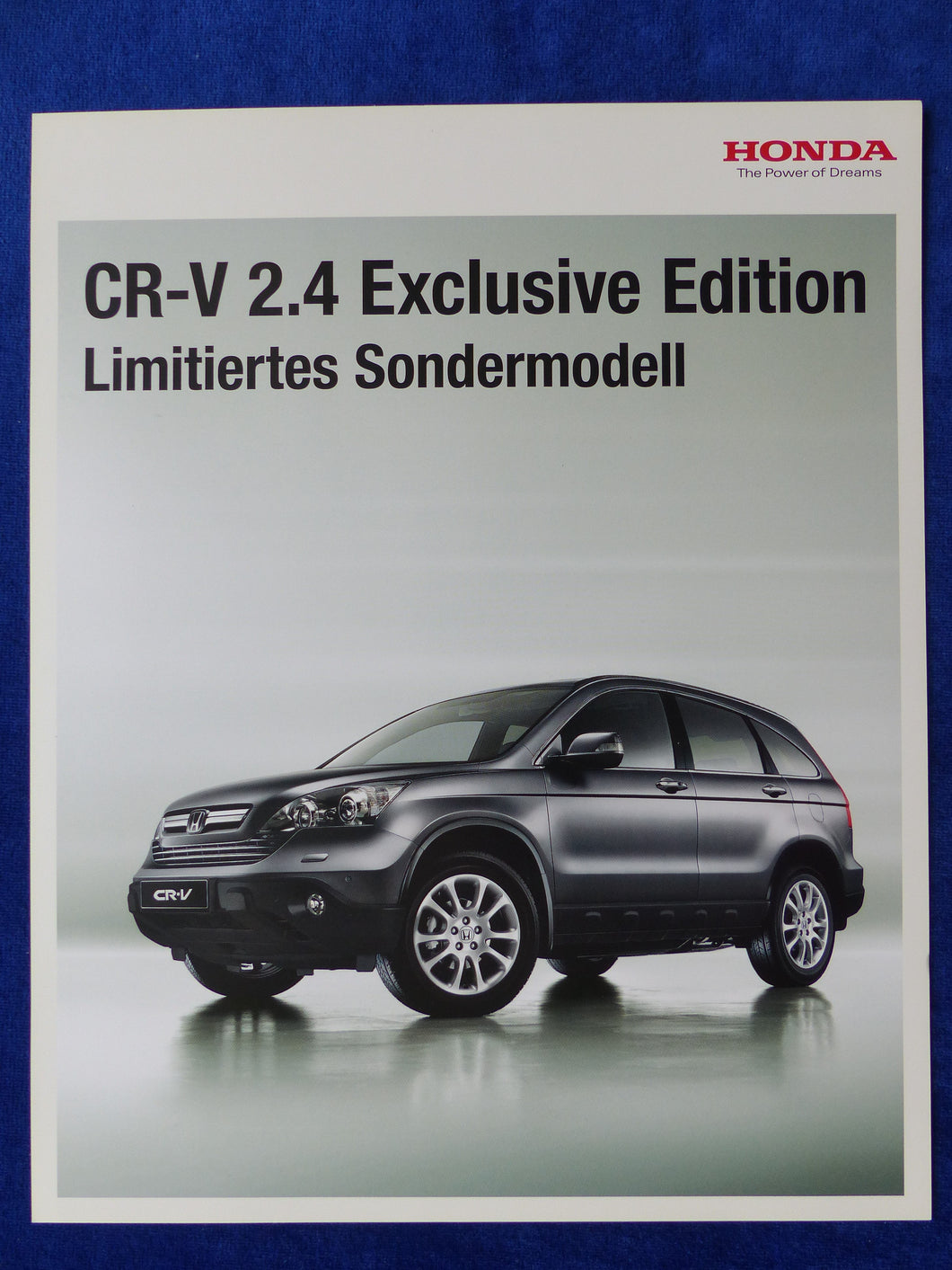 Honda CR-V Exclusive Edition Sondermodell MJ 2010 - Prospekt Brochure 09.2009