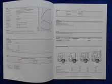 Lade das Bild in den Galerie-Viewer, Mercedes-Benz Atego 917 - Technische Daten MJ 2000 - Prospekt Brochure 10.1999
