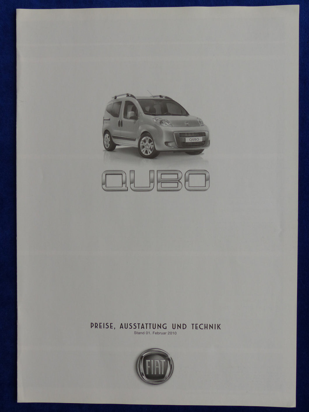 Fiat Qubo Trekking - Preisliste - Prospekt Brochure 02.2010