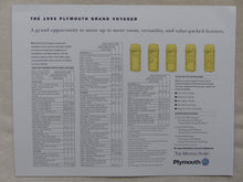 Lade das Bild in den Galerie-Viewer, Plymouth 1995 Grand Voyager LE - US-Prospekt Brochure 1994 USA
