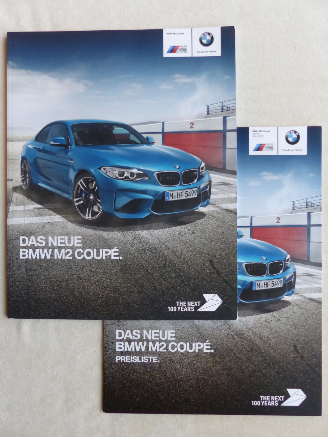 BMW M2 Coupe 2er Typ F22 MJ 2016 - Prospekt Brochure + Preisliste 03.2016