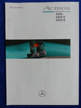 Lade das Bild in den Galerie-Viewer, Mercedes-Benz LKW Actros 3243 Technische Daten - Prospekt Brochure 02.1999
