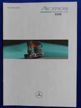 Lade das Bild in den Galerie-Viewer, Mercedes-Benz Actros 3240 - Technische Daten MJ 1998 - Prospekt Brochure 10.1997
