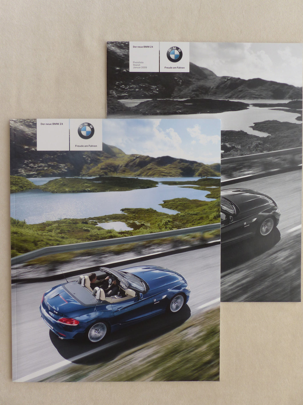 BMW Z4 sDrive 23i 30i 35i Typ E89 - Prospekt Brochure + Preisliste 01.2009