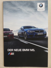 Lade das Bild in den Galerie-Viewer, BMW M5 First Edition V8 Biturbo Typ F90 MJ 2018 - Prospekt Brochure 02.2017

